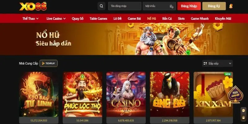 Truy cập trang chính thức để đăng nhập